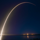 Illustration for article titled A Successful SpaceX Launch Arcs Over the Night Sky